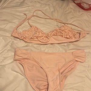 Peach / nude bikini